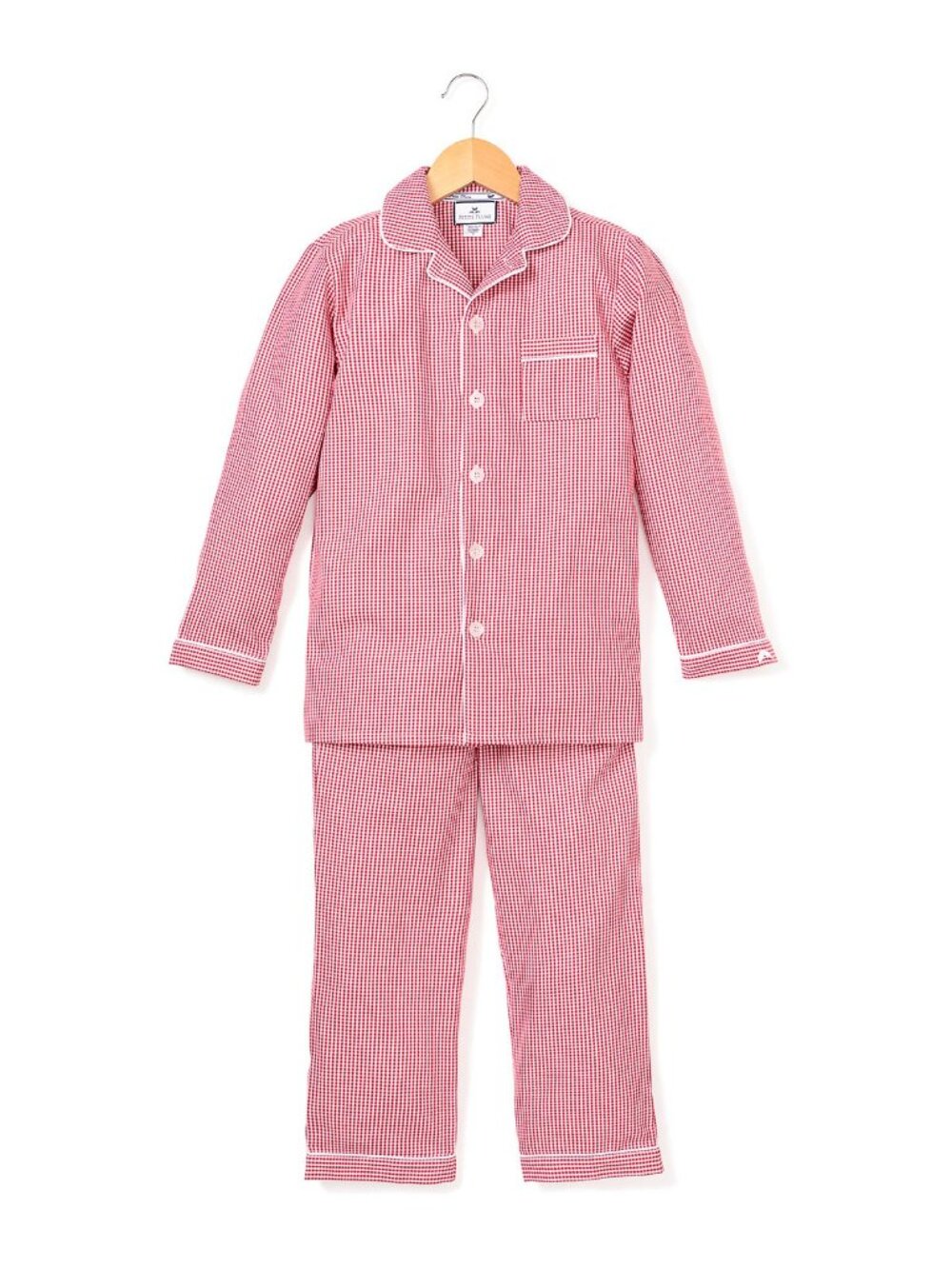 Petite Plume  Mini Gingham Pajama Set, 6T
